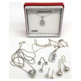 Sterling Silver Necklaces & Earrings