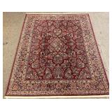 Karastan 8.8 x 12 Red Sarouk Rug