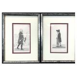 2 John Kay Antique Etchings, Series of Original