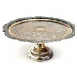 Sheriden Silver Plate Pedestal Cake Stand