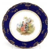 Antique Ambrosius Lamm Dresden Cabinet Plate