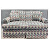 Century Flame Stitched Loveseat