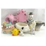 Precious Moments Noah's Art Coin Bank & More