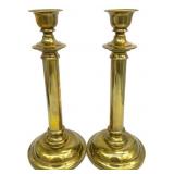 Pair XL 15 ' Brass Candlesticks