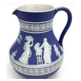 Wedgwood Blue Jasperware 5 ' Etruscan Jug