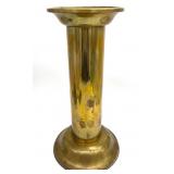 Large 20 ' Vintage Brass Pillar Pedestal