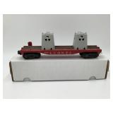 Lionel 6805 Lionel Flat Car w/ 2 Waste Disposal