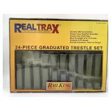 Rail King/M.T.H. Real Trax 24pc Graduated Trestle