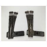 Lionel Postwar O 711 Switches - 1 Rh 1 Lh