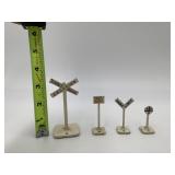 Set of 4 Metal Signs