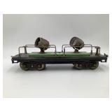 Lionel 220 Searchlight Car with Green Base
