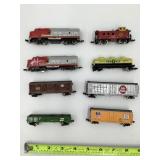 N Scale Electric Train Set Including Board/Track