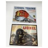 Pair of Vintage Lionel Metal Signs