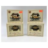 2 DeWitt Clinton HO Scale Coaches
