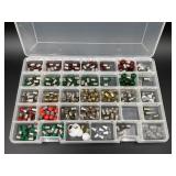 Lot of Globes & Misc in Labeled Organizing Case