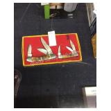 1 LOT WILD TURKEY HANDMADE KNIFE SET (DISPLAY)