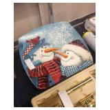 1 LOT ANITA PHILLIPS CHRISTMAS PLATE (DISPLAY)