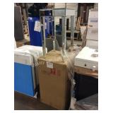 1 LOT 2 GLASS TABLES