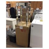 1 LOT 2 GLASS TABLES