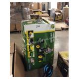 1 LOT JOHN DEERE RIDE ON W/ TRAILER