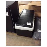 1 LOT STORAGE BENCH W/ OTTOMAN