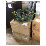 2 CTN DECORATIVE WREATHS