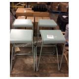 1 LOT 4 BAR STOOLS
