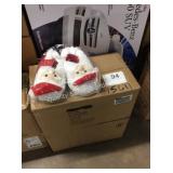 2 CTN SANTA SLIPPERS