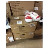 2 CTN SANTA SLIPPERS