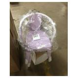 1 LOT 2 METAL KIDS CHAIRS