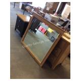 1 LOT 7 DRAWER DRESSER W/ MIRROR & NIGHT STAND