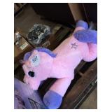 1 LOT PLUSH UNICORN