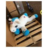 1 LOT PLUSH UNICORN