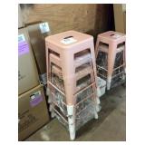 1 LOT 4 BAR STOOLS