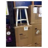 2 CTN WOOD STOOLS