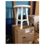 1 LOT 3 WOOD STOOLS