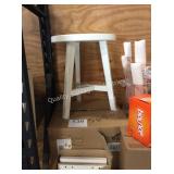 1 LOT WOOD STOOLS