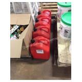 1 LOT (4) 5 GAL GAS CANS