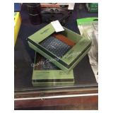 1 LOT 2 LEATHER CARD WALLETS (DISPLAY)