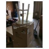 1 LOT 3 WOOD STOOLS