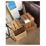 1 LOT WOOD CRATES