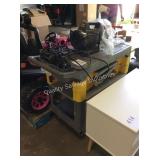 1 LOT RUBBERMAID CART W/ TOOLS