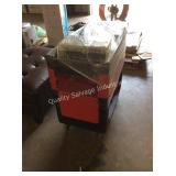 1 LOT RUBBERMAID CART W/ TOOLS