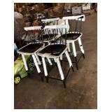1 LOT 4 BAR STOOLS