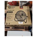 2- commercial electric 20ï¿½ floor fans