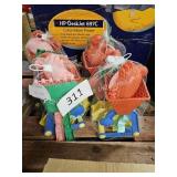 4- beach toy sets
