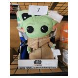 star wars bath towel & buddy set