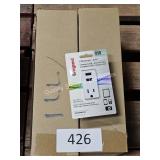 2-6ct legrand USB chargers + outlet