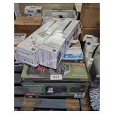 2- assorted mailboxes & 2- posts