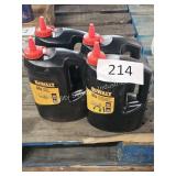 4-2.5lbs dewalt red marking chalk